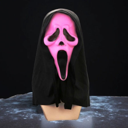 Quality Halloween Movie Scream Horror Face Mask Realistic Creepy Ghost Masks Stick Tongue Out Funny Scary Cosplay Costume Props