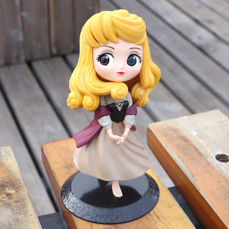 Disney Princess Ariel Rapunzel Cinderella Mermaid Anna Elsa Belle Sofia Snow White Mulan The Little Mermaid Figure Toys Kid Gift
