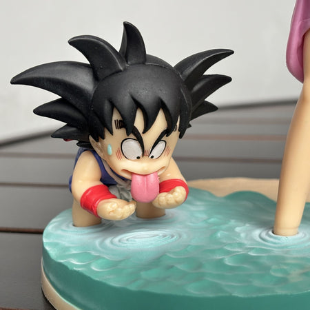 Dragon Ball Anime Figures Son Goku Piccolo Figure Bulma Figurine Pvc Statue Model Doll Collection Rooms Decora Desk Toys Gifts