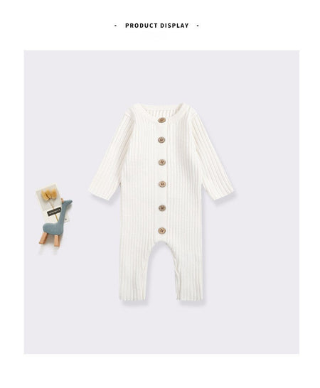 2025 New Infant Baby Girls Boys Knitted Jumpsuit Toddler Baby Girl Boys Long Sleeved Knitting Romper Children Clothes