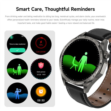 2026New Original fitness Watch G T6 Pro Smart Watch 1.50"HD AMOLED Screen GPS track Heart Rate Bluetooth Call Smartwatch for Men