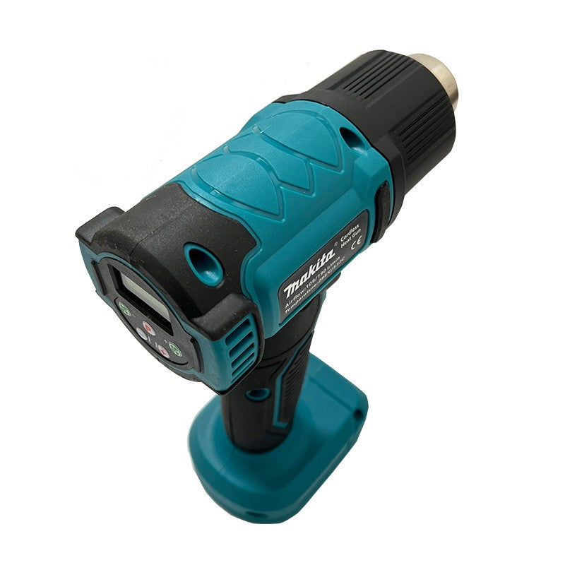 Makita Digital Display Electric Air Guns Cordless Heat Gun 2 Nozzles Industrial Shrink Wrapping Hot Air Gun for 20V Battery
