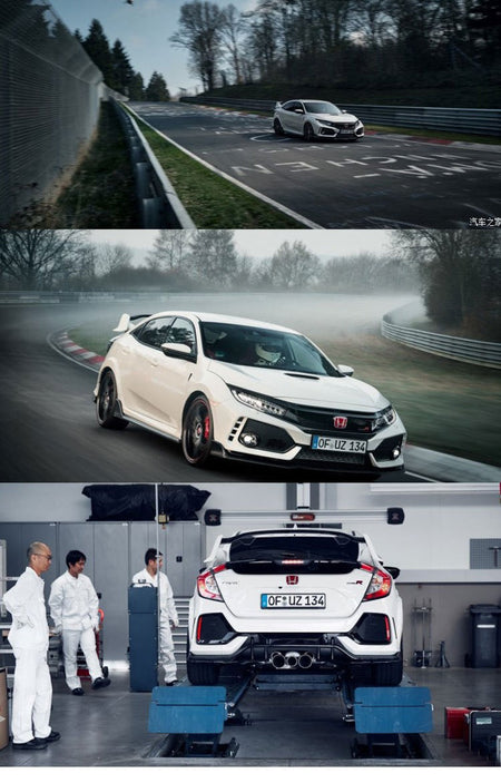 1:32 Honda Civic Type-R Alloy Sports Car Diecast Metal Model Car Central Control Ornaments Miniature Car Model Kids Toys Present