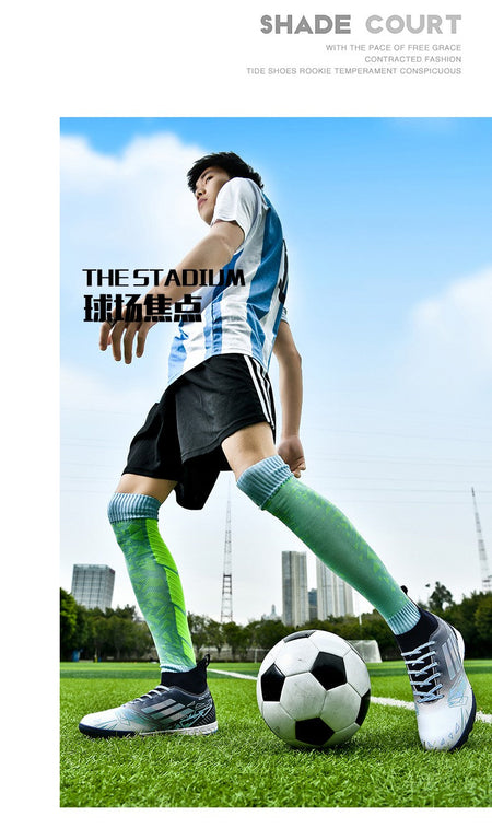 Professional Men Soccer Boots Outdoor Lawn Training Sneakers Cleats Men's Soccer Boots TF/FG Youth Soccer Field Futsal Sneakers