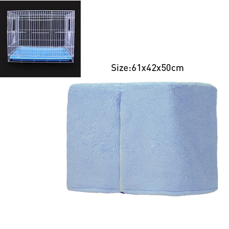 Winter Warm Bird Cage Cover Breathable Splashproof Large Bird Cage Cover Parrot Cage Shading Protective Products Bird Supplies