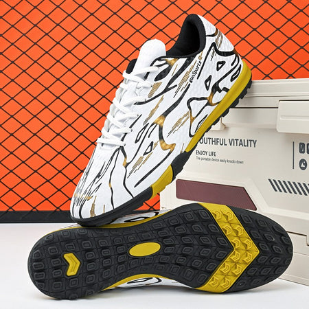 Unisex Youth Soccer Cleats Lightweight Football Shoes for Match Training Enhanced Grip Durable FG TF Comfortable Breathable