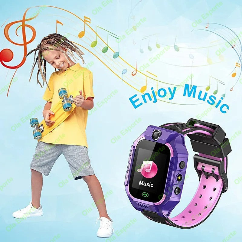 2025 New Kids Smart Watch Child HD Touch Screen 4G Sim Card Call Games Smartwatch Music Watch Boy Girl Gift Children Smartwatch