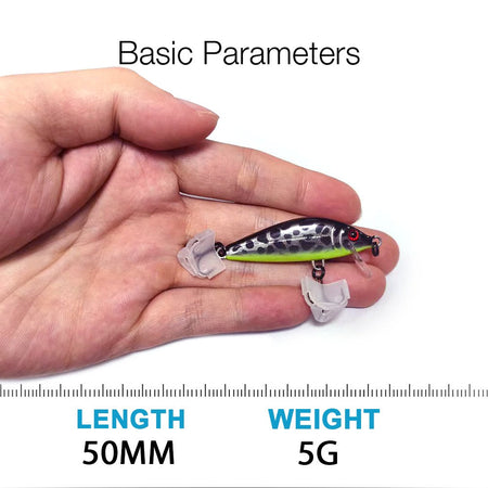 TREHOOK Jerkbait for Bass Trout Pike Sinking Minnow Fishing Lure 50mm 5g Hard Bait Wobblers Crankbait Artificial Fishing Tackle