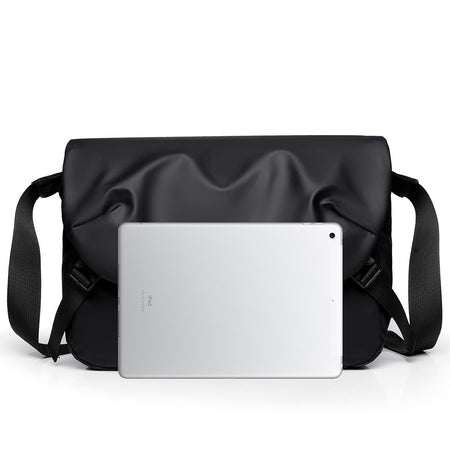 Minimalist Black Men's Shoulder Bag Male High Quality Waterproof Briefcase Crossbody Bag Business Style Messenger Bags for Men