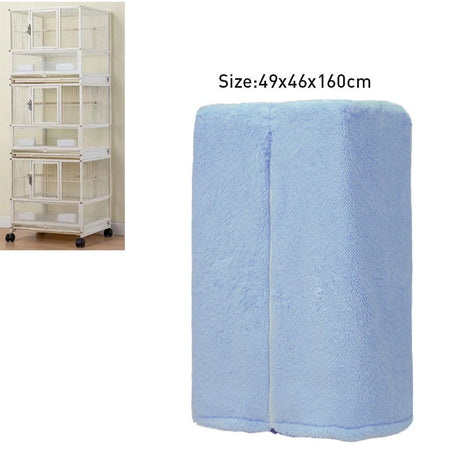 Winter Warm Bird Cage Cover Breathable Splashproof Large Bird Cage Cover Parrot Cage Shading Protective Products Bird Supplies