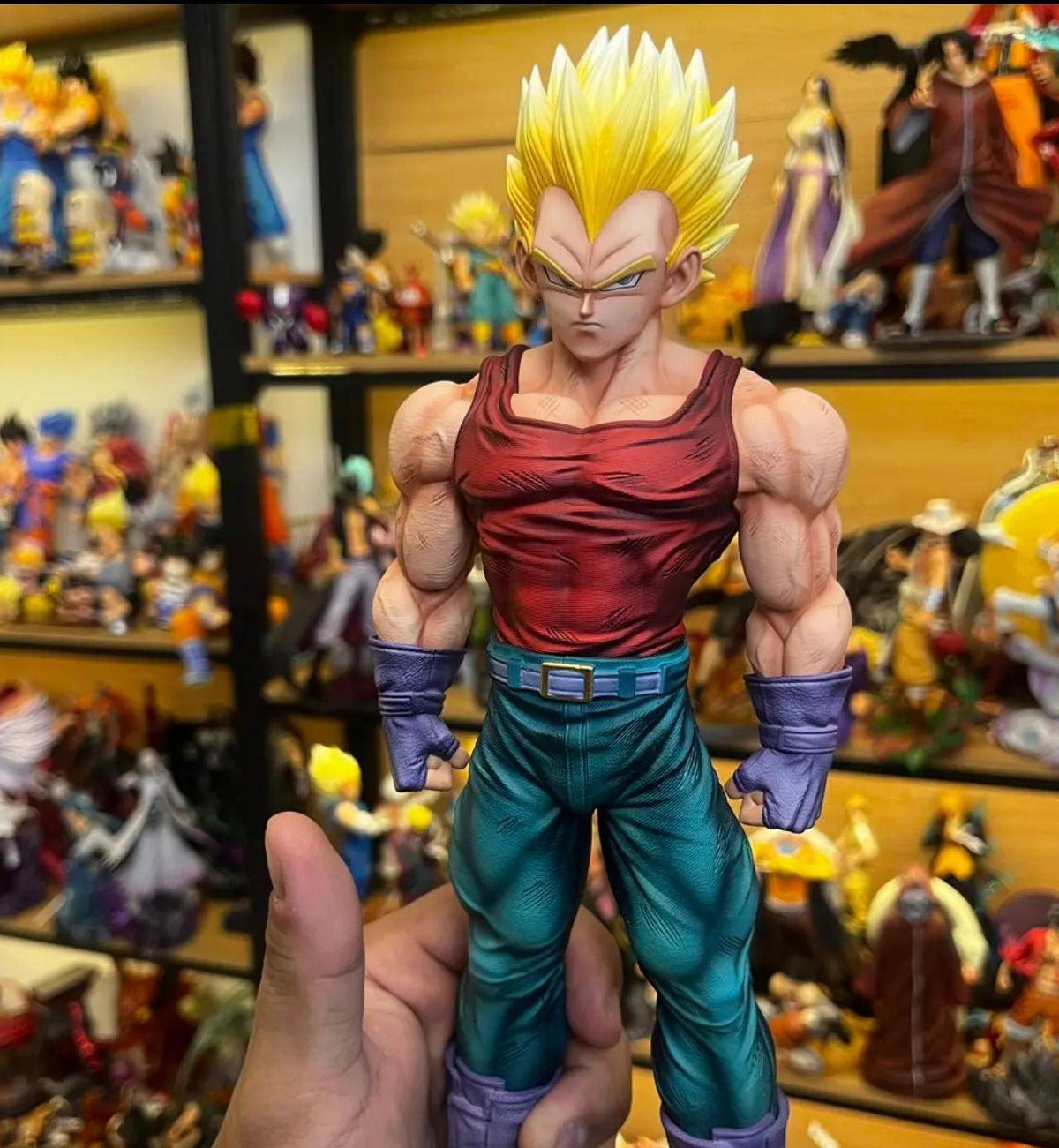 ?IN STOCK? JG studio 31cm Dragon Ball GT Baby&Vegeta Figure Super Saiyan anime Figures PVC Statue 2 heads Model Toys Gifts