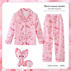 Trend Pajama Girl Sets for Children Loungewear Boys' Pajamas Sleepwear Robe Children's Clothing Mother Kids
