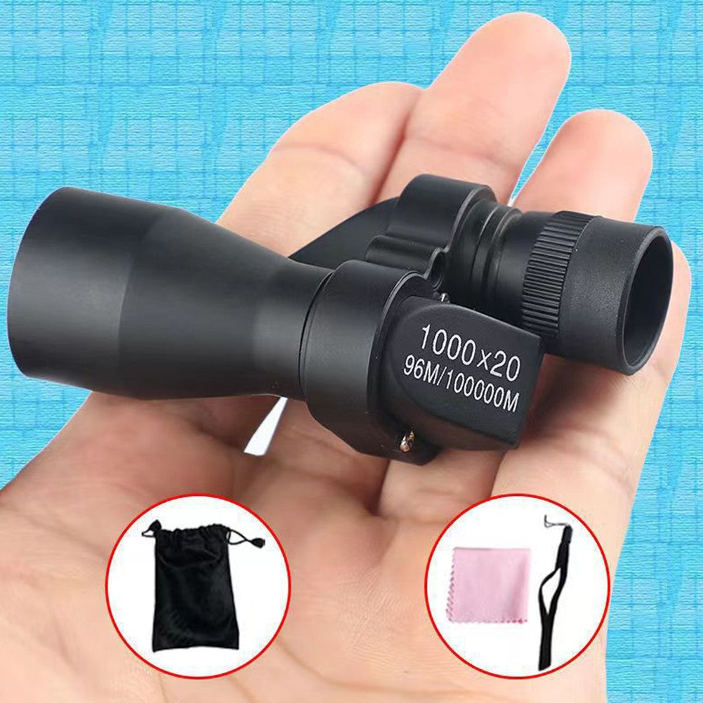 Portable Monocular Telescope 1000X20 Children Mini Professional Telescope Lightweight with Cleaning Cloth for Outdoor Activities