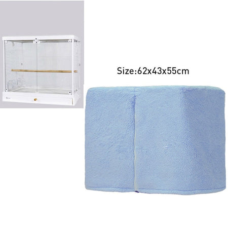Winter Warm Bird Cage Cover Breathable Splashproof Large Bird Cage Cover Parrot Cage Shading Protective Products Bird Supplies