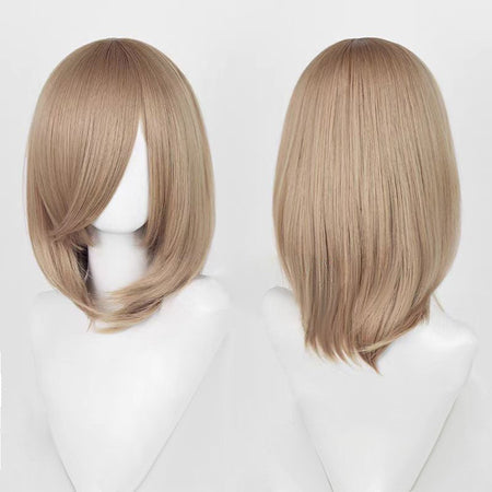 Cosplay Wigs Multicolor 16 Inch Short Straight Men's Wig Synthetic Heat Resistant Wigs for Anime Cosplay Halloween Party Use
