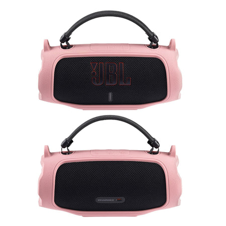 Portable Bluetooth Speaker Carry Silicone Case,Soft Protective Sleeve Cover with Shoulder Strap for JBL Charge 6 Speaker
