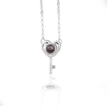 Projection Necklace 100 Languages I Love You Pendant Jewelry For Girlfriend Wife Lover Couple Creative Romantic Necklaces Gifts