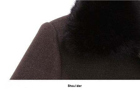 winter jackets men thicken woolen coat long outwear male warm overcoats fur wool & blends mens clothing l-4xl #18168 Holyrising