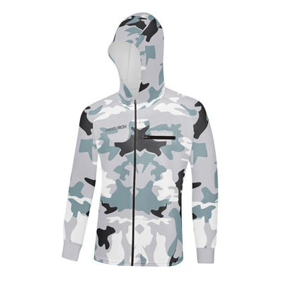 Hooded Fishing Jerseys Quick Drying Sun Protection Fishing Shirts Breathable Men Long Sleeve Fishing Clothing