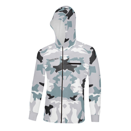 Hooded Fishing Jerseys Quick Drying Sun Protection Fishing Shirts Breathable Men Long Sleeve Fishing Clothing