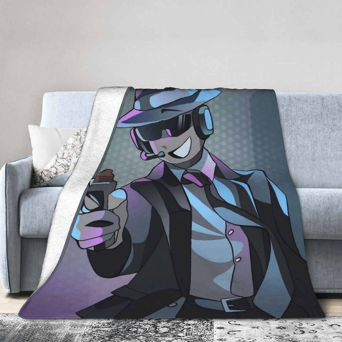 Forsaken Chance Profile Picture Blanket Quality Soft  Throw Blanket Autumn Girls Boys Outdoor Street Trend Bedspread