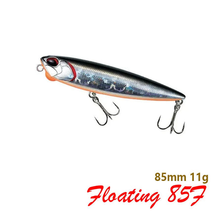 85mm 11g Floating Pencil Fishing Lure Topwater Walking the Dogs Freshwater Swimbait Wobbler for Pike Bass Artificial Hard Baits