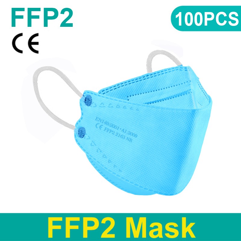 fpp2 CE Protective maske anti dust mask mouth mascarillas 4 Layers maskffp2 face mask KN95 facial masks  filter mask respirator