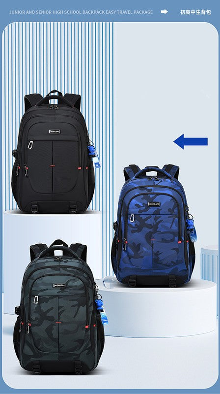 2025 new camouflage Outdoor travel backpack for men 2 size Rucksack for male High capacity school bag for college student Boys