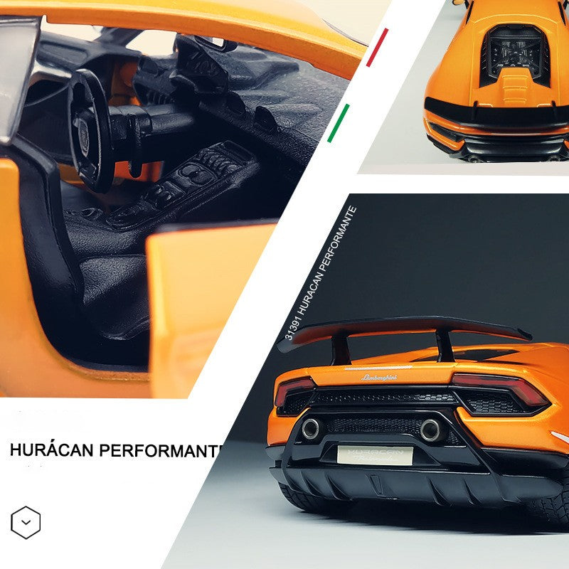 Bburago 1:24 Lamborghini Huracan Performante Alloy Car Diecasts & Toy Vehicles Car Model Miniature Scale Model Car For Children