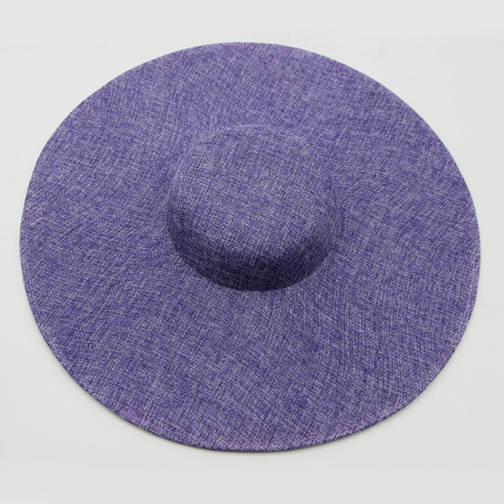 Fashion Ladies 38CM Round Fascinators Beses Wedding Headdress Ladies Millinery Hat Fascinator DIY Hair Accessories