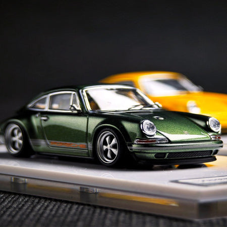 1:64 New Zincit Model Porsch 911 964 Singer Coupe Dls Miniature Alloy Die-Cast Model Custom Children'S Toys Collectible Ornament