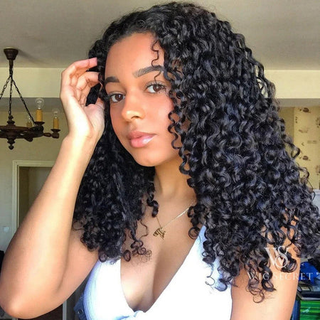15A Pixie Curls Bundles Kinky Curly Human Hair 3/4 Bundles Deal 100% Raw Virgin Curly Hair Bundles Hair Extension Double Wefts