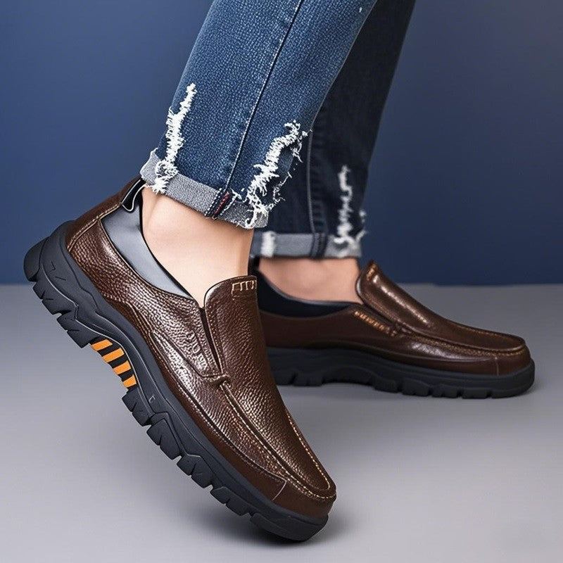 Men's Slip On Casual Loafers, Comfortable Walking Shoes for Men, Lightweight Dress Shoes for Office Driving