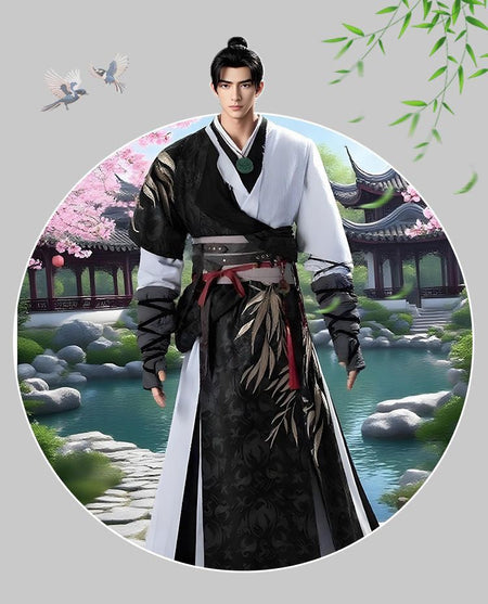Chinese Game Where Winds Meet Young Master Cosplay Costume Adult Swordsman Hanfu Carnival Hero Wuxia Jianghu Cool Battle Uniform