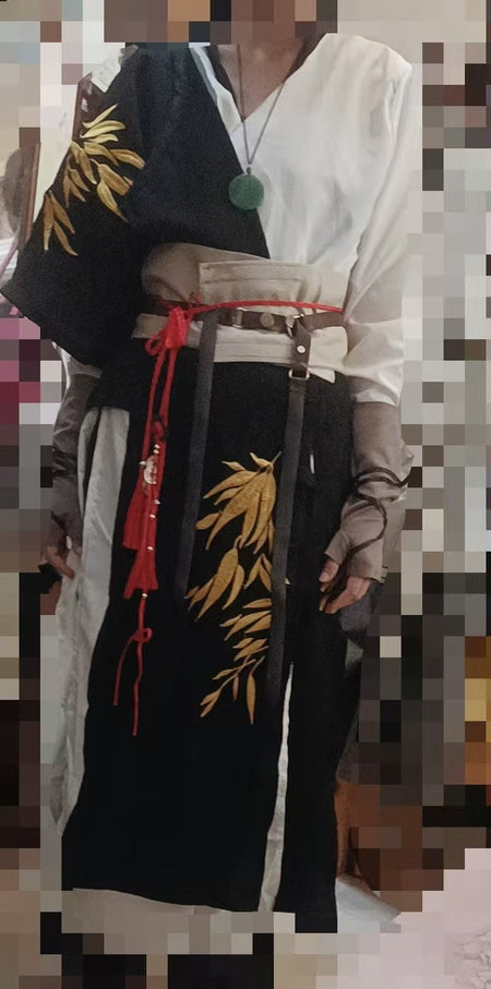 Chinese Game Where Winds Meet Young Master Cosplay Costume Adult Swordsman Hanfu Carnival Hero Wuxia Jianghu Cool Battle Uniform
