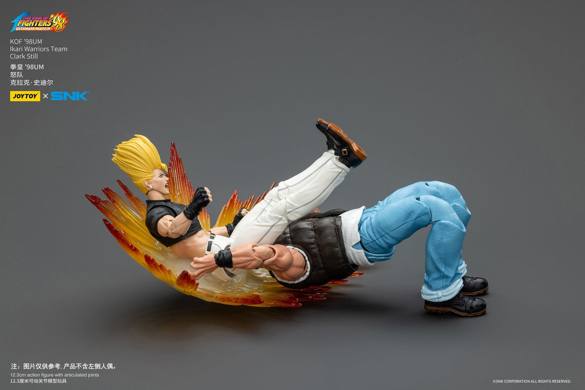 Warhammer SNK 1/18 Action Figures KOF 98UM Ikari Warriors Team Leona Heidern Ralf Jones Clark Still Stage Base-Japan Street