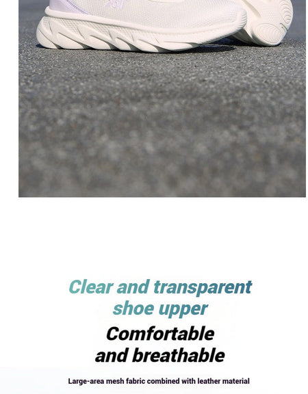 361 Degrees Women's Sneakers Retro Platform Sole Breathable Mesh All-Day Comfort Lightweight  Fitness Female Sneakers 682522230
