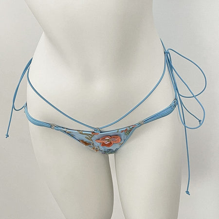 DEBAIOR 2025 Women Bikini Set Floral Embroidery Lingerie Set Women Sheer 2-Piece Boho Bra + Panty Underwear Set Intimates