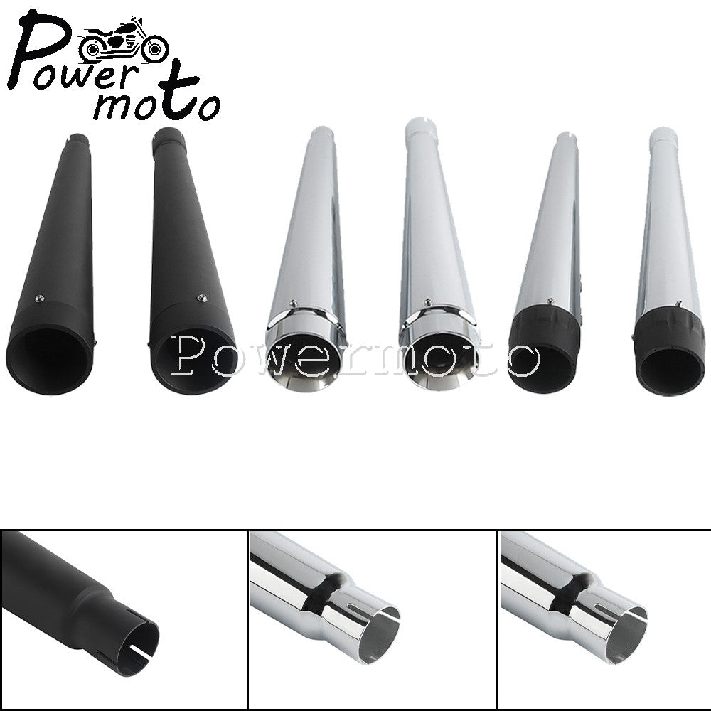 For Harley Touring Street Electra Glide Road King 2017-2023 FLHR FLHX FLTRX FLHTK Motorcycle Slip On Dual Exhaust Mufflers Pipes