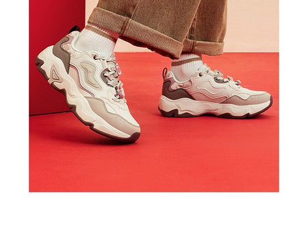 Xtep Star Trails 2.0 Women's Low Top Casual Shoes 2025 Spring Breathable Non-slip Thick Sole Leisure Sports Shoes 975118320005