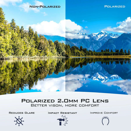 Okuma polarized sunglasses UV400 for men and women outdoor hunting, fishing, driving bicycles, sunglasses optional box