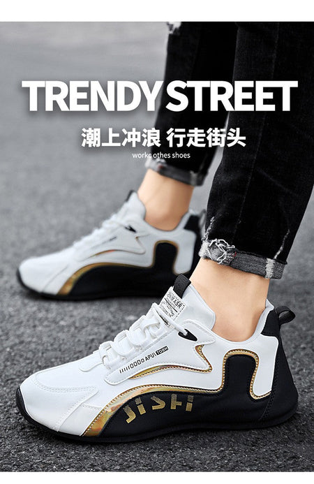Men's summer mesh sneakers, low-top casual vulcanized shoes, men's soft and comfortable sports running shoes, men's shoes