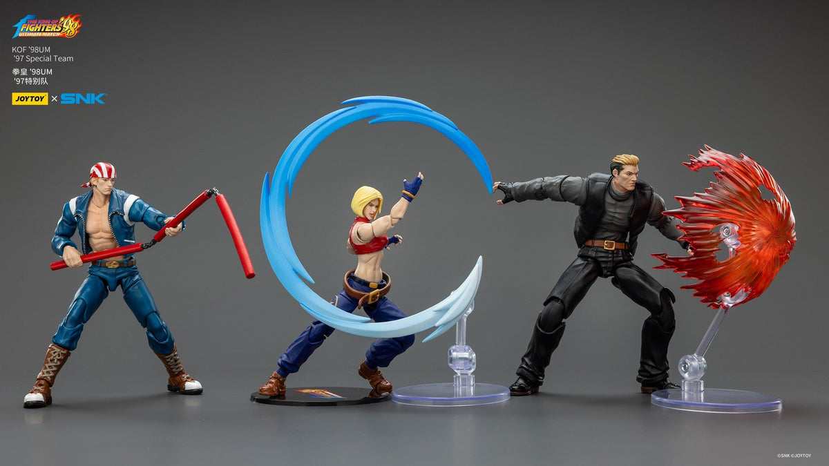 [Pre Order]JOYTOY SNK 1/18 Action Figure KOF 98UM 97 Special Team Ryuji Yamazaki Billy Kane Blue Mary figures Toys Model