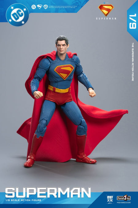 2026Hot Fondjoy Battle Damaged Superman Action Figure David Corenswet 1/9 New Superman Figure Pvc Joint Movable Kid Toy Boy Gift