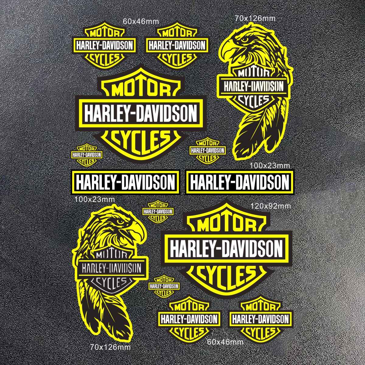 2026 New Harley Davidson Sticker Logo Motorcycle Helmet Tank Bike Decal for Sportster 883 Sportster S 1250 Fat Boy 117