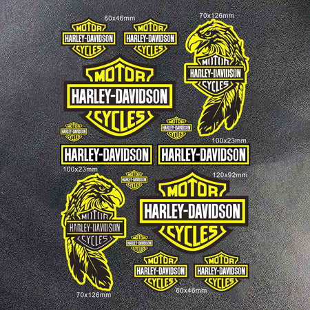 2026 New Harley Davidson Sticker Logo Motorcycle Helmet Tank Bike Decal for Sportster 883 Sportster S 1250 Fat Boy 117