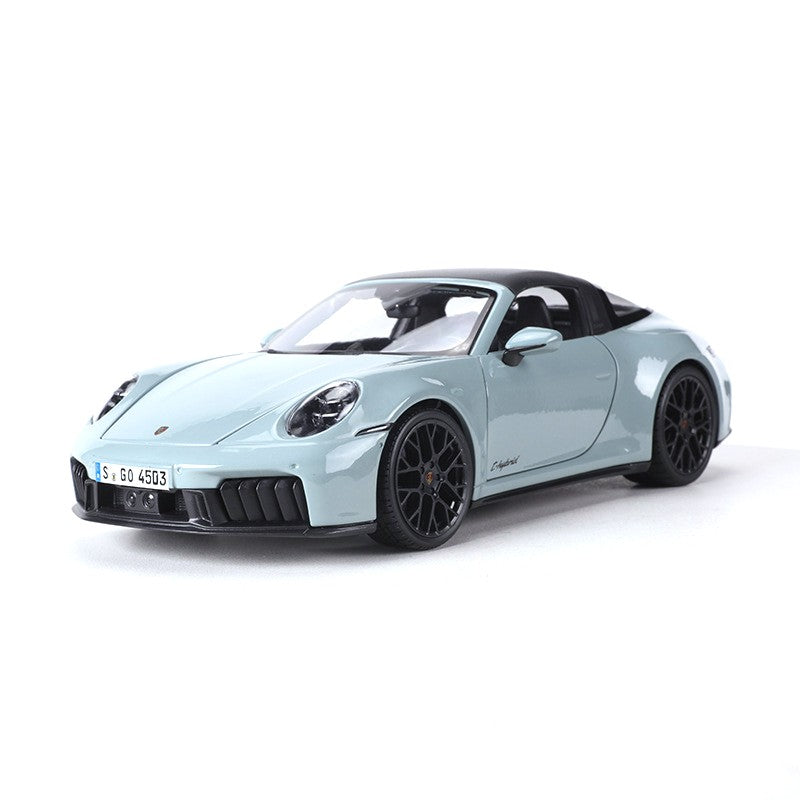 In Stock Maisto 1:18 Porsche 911 Targa 4 Gts (992.2) With Windows Alloy Miniature Diecast Fully Open Model Custom Toys Gifts