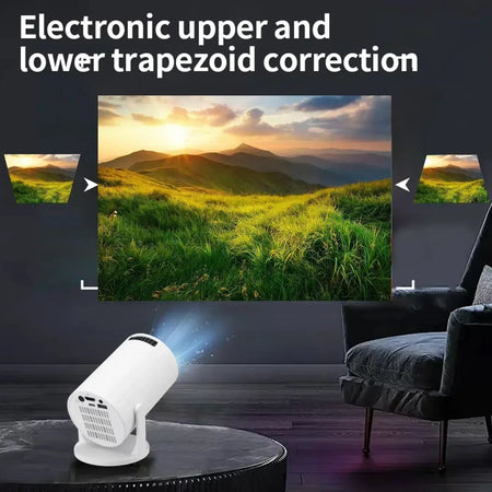 New Projector 4K Android 11 HY300 Wifi6 290ANSI Allwinner H713 BT5.0 1080P 1280*720P Cinema Outdoor Portable Projetors ?