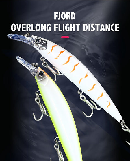 FJORD 110S 37g 90S 29g 70S 17g Heavy Sinking Minnow Fishing Lures Saltwater Freshwater Long Casting Sea Artificial Bait Jerkbait