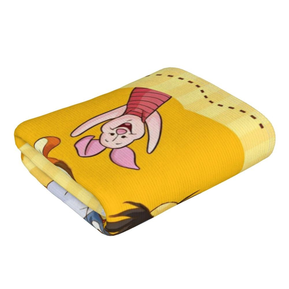 Winnie The Pooh Bear Piglet Merch Towel for Beach New Summer Microfiber Shower Towel No Sand Quick-Dry Surf Towels